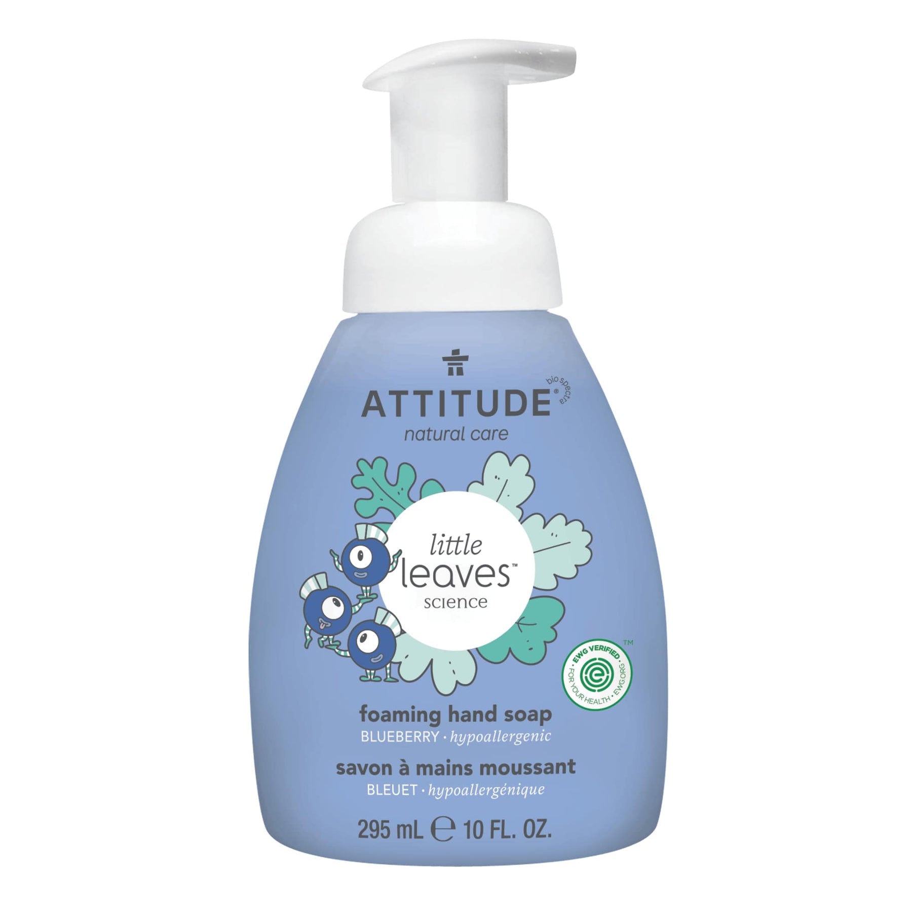 Foaming Hand Soap for Kids : LITTLE LEAVES™ - Blueberry - by Attitude |ProCare Outlet|