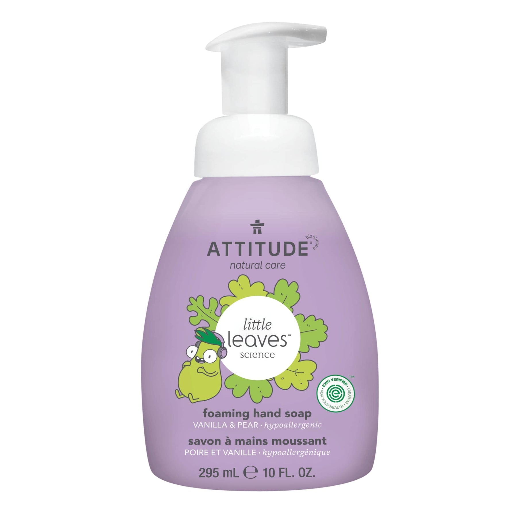 Foaming Hand Soap for Kids : LITTLE LEAVES™ - Vanilla and pear - by Attitude |ProCare Outlet|