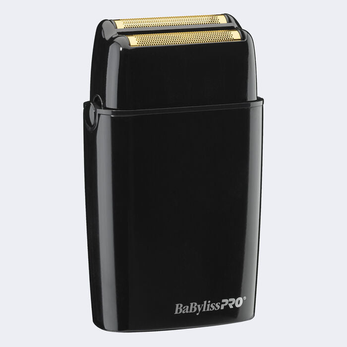 BABYLISSPRO® FOILFX02™ CORDLESS BLACK METAL DOUBLE FOIL SHAVER