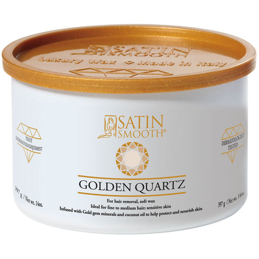Satin Smooth Luxury Gem Wax 14oz - Gold Quartz - Default Title - ProCare Outlet by Satin Smooth
