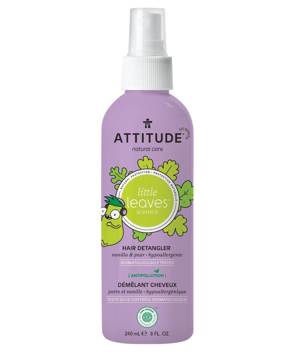 Kids Hair Detangler : LITTLE LEAVES™ - Vanilla and pear - by Attitude |ProCare Outlet|