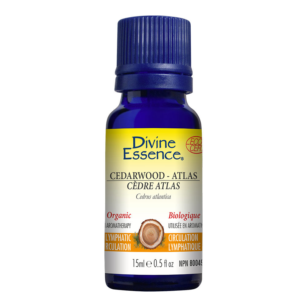 Cedarwood-Atlas Organic Essential Oil 15ml, DIVINE ESSENCE - by Divine Essence |ProCare Outlet|