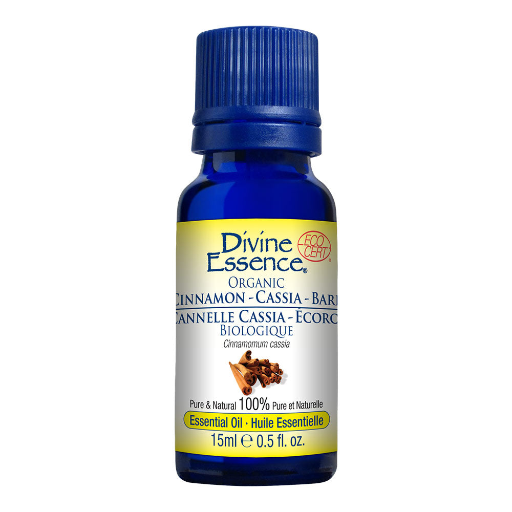 Cinnamon Cassia Bark Organic Essential Oil 15ml, DIVINE ESSENCE - ProCare Outlet by Divine Essence