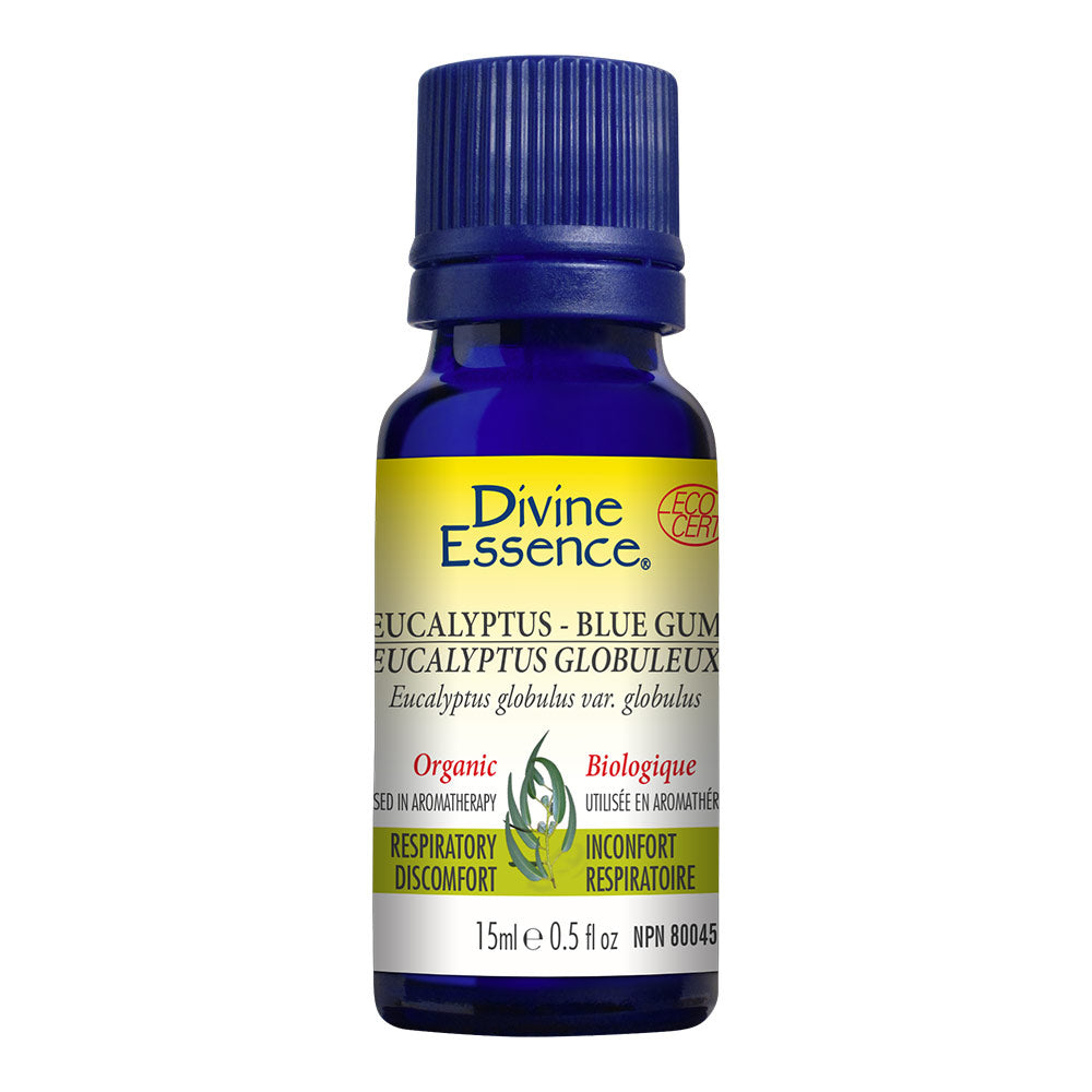 Eucalyptus Blue Gum Organic Essential Oil DIVINE ESSENCE - 15ml - by Divine Essence |ProCare Outlet|