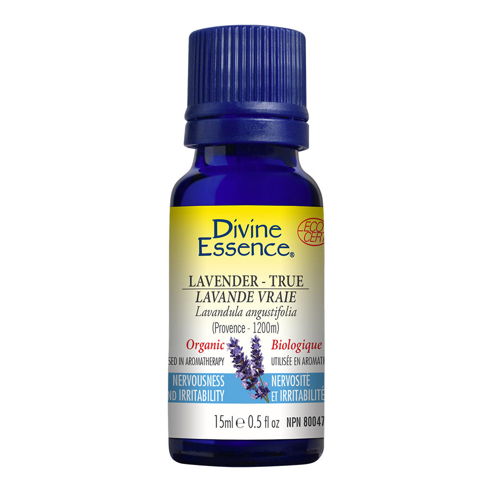 Lavender True Organic Essential Oil 15ml, DIVINE ESSENCE - by Divine Essence |ProCare Outlet|