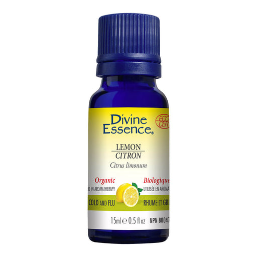 Lemon Organic Essential Oil 15ml, DIVINE ESSENCE - ProCare Outlet by Divine Essence