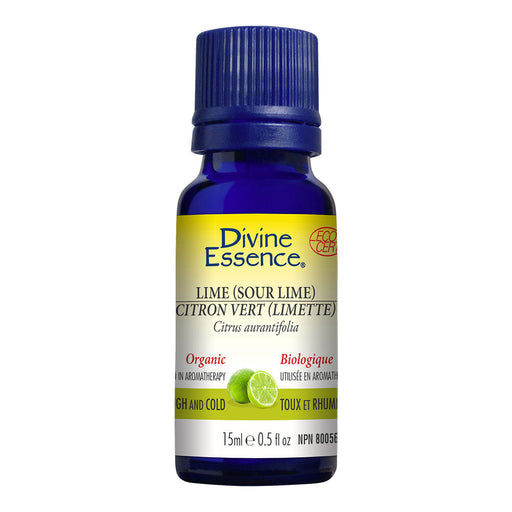 Lime (Sour Lime) Organic Essential Oil 15ml, DIVINE ESSENCE - ProCare Outlet by Divine Essence