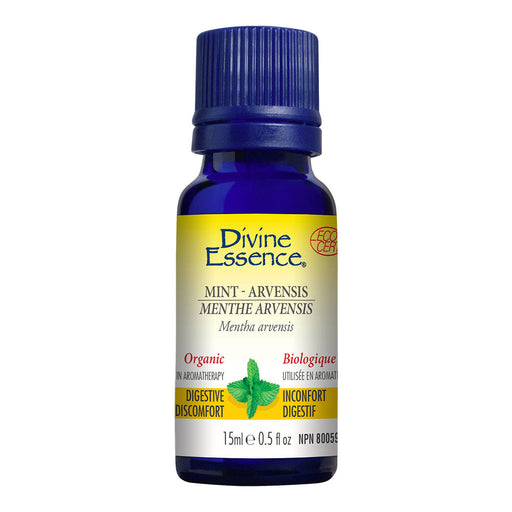 Mint Arvensis (Cornmint) Organic Essential Oil 15ml, DIVINE ESSENCE - ProCare Outlet by Divine Essence