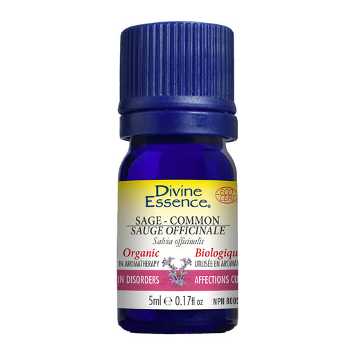 Sage-Common Organic Essential Oil, DIVINE ESSENCE - 5ml - ProCare Outlet by Divine Essence