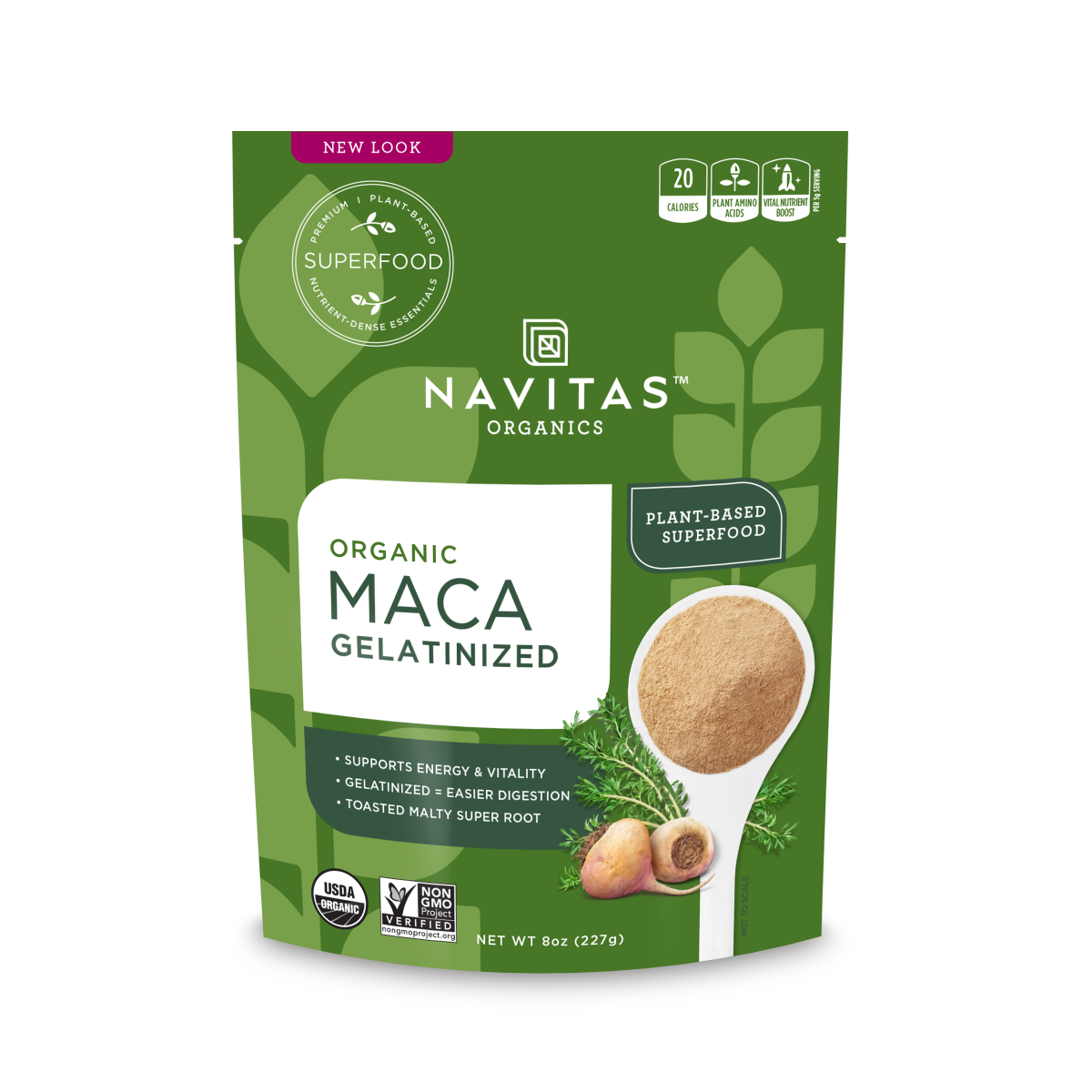 Navitas - Maca Gelatinized 227 G - by Navitas |ProCare Outlet|