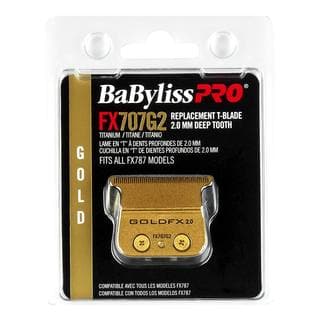 BabylissPro Replacement T-Blade 2.0 mm Deep Tooth - Gold