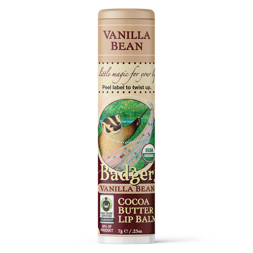 Badger - Cocoa Butter Lip Balm - Vanilla Bean |0.25 oz | - by Badger |ProCare Outlet|