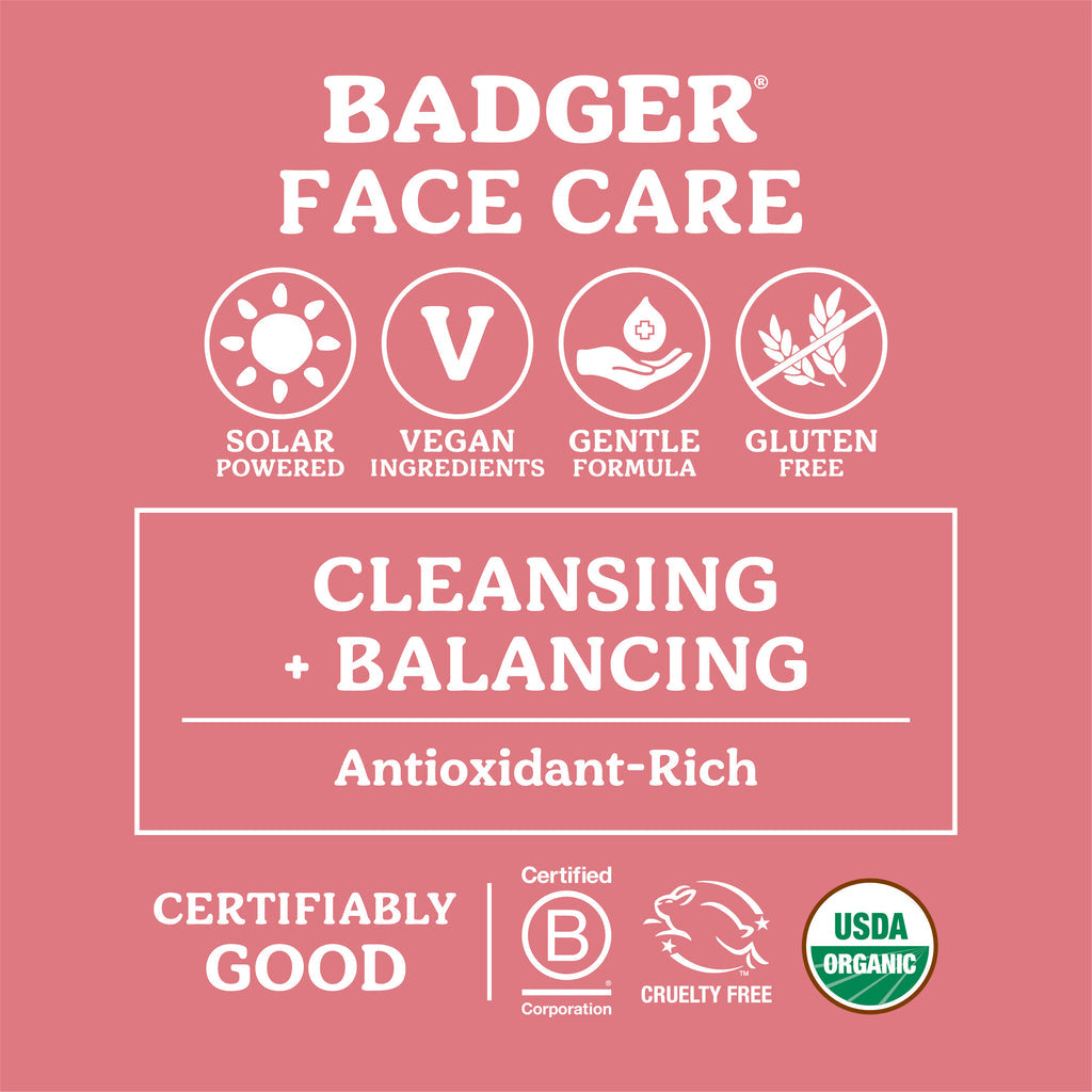 Badger - Rose Face Cleansing Oil |2 oz| - by Badger |ProCare Outlet|