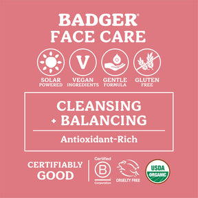 Badger - Rose Face Cleansing Oil |1 oz| - ProCare Outlet by Badger