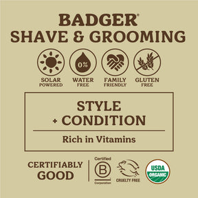 Badger - Mustache Wax |0.75 oz| - by Badger |ProCare Outlet|