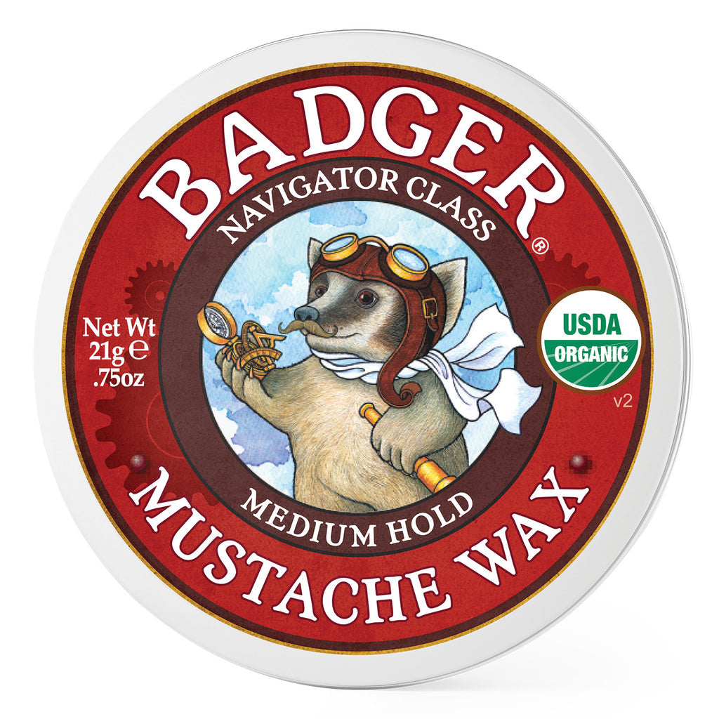 Badger - Mustache Wax |0.75 oz| - by Badger |ProCare Outlet|