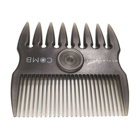 StyleCraft - 2 in 1 Spinner Fine/Coarse Tooth Texturizing and Grooming Hair Comb (Gray) - ProCare Outlet by StyleCraft