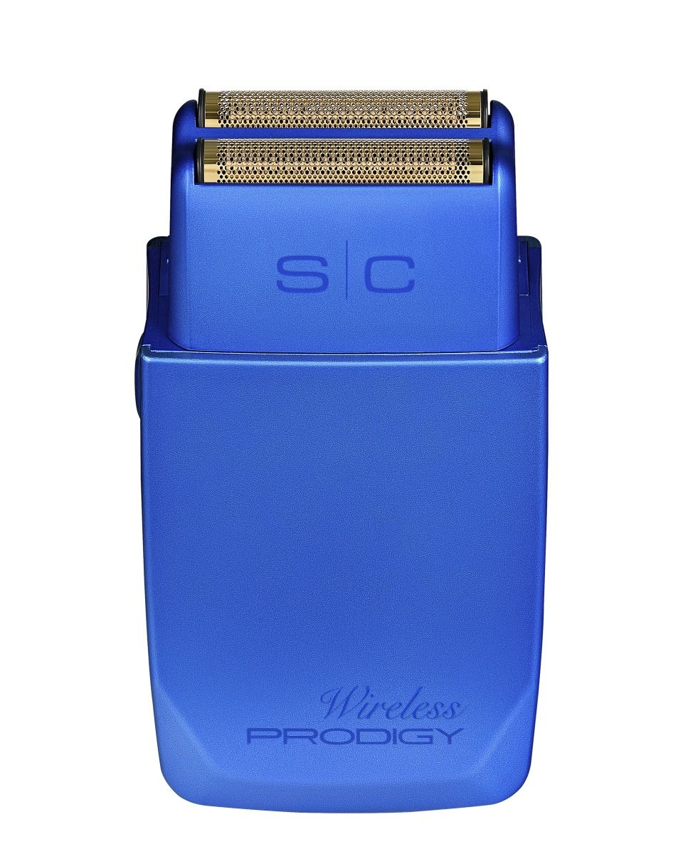 StyleCraft - Wireless Prodigy - Cordless/Corded Foil Shaver Metallic Matte Blue - ProCare Outlet by StyleCraft