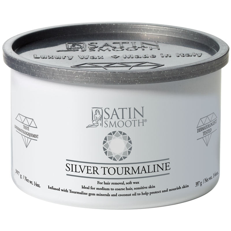 Satin Smooth Luxury Gem Wax 14oz - Silver Tourmaline - Default Title - by Satin Smooth |ProCare Outlet|